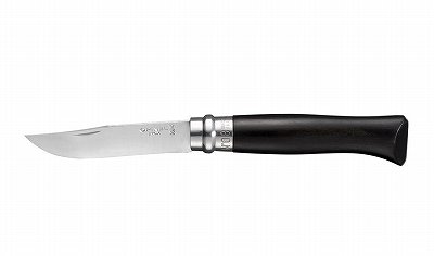 オピネルナイフ#8 黒檀（コクタン）ステンレススチール エボニー